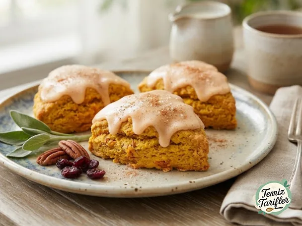 Scones Veganos de Calabaza - El Sabor del Otoño