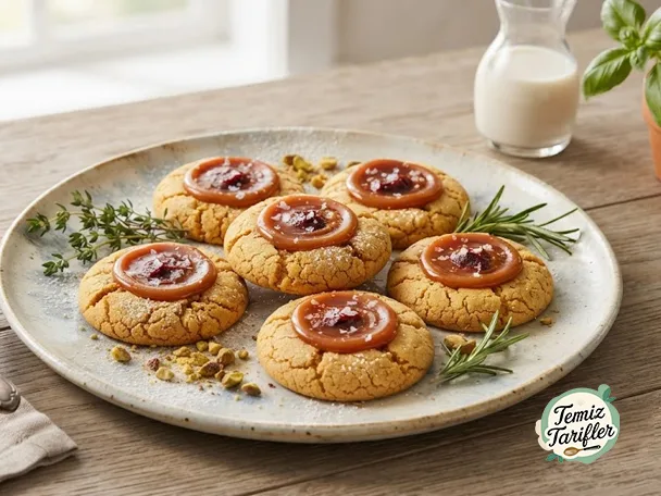 Vegan Gochujang Karamelli Kurabiyeler - Glutensiz ve Lezzetli